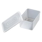 Carlisle SS10702 1-1/4-pt Condiment Container - White