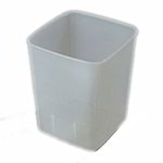 Carlisle ST154430 4-qt Square Food Storage Container, Polypropylene, Translucent