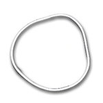 Carlisle TC1826GA02 Cateraide Gasket - (TC1826N) White