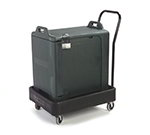 Carlisle XDL3000H03 Pan Carrier Dolly w/ Handle Holds (2) T3000R Pan Carriers, Black