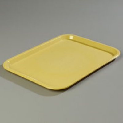 Fast Food Tray, Rectangular, 10 x 14 in, Polypropylene, Gold