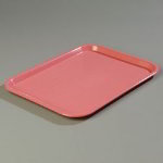 Fast Food Tray, Rectangular, 10 x 14 in, Polypropylene, Mauve