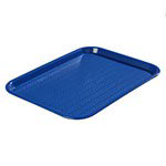 Carlisle CT1418114 Fast Food Tray, Rectangular, 14 x 18 in, Polypropylene, Blue
