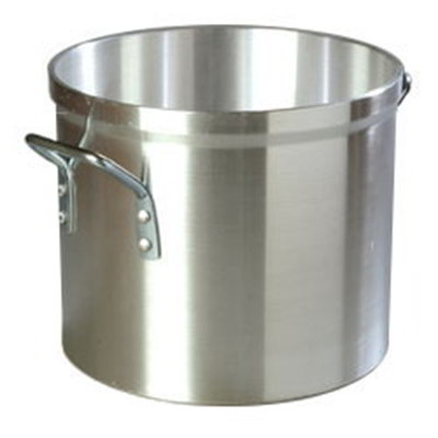 Carlisle 60296 24-qt Heavy Weight Stock Pot, 14-in Diam., Aluminum