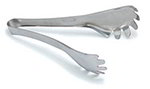 Carlisle 607682 Serving Tong, 8-1/4 in, One Piece, Mirror Polished Stainless Steel