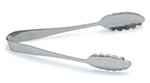 Carlisle 607683 10.5-in Scalloped Serving Tong, Mirror Polished Stainless