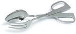 Carlisle 607685 10-1/2-in Salad Scissor Tong, Mirror Polished Stainless