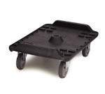 Carlisle MY410-03 End Loader Food Carrier Dolly For MY400, 5-in Casters, Black