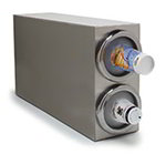 Carlisle 38882G Vertical Cabinet 2-Cup Dispenser For 8-46-oz Cups, Stainless