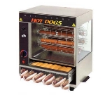 Star Manufacturing 175CBA-230 Hot Dog Broiler w/ Cradle & Bun Warmer, 36-Dogs & 32-Buns, Export