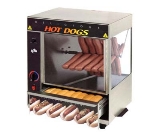 Star Manufacturing 175SBA-230 Hot Dog Broiler w/ Cradle & Bun Warmer, 48-Dogs & 32-Buns, Export