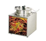 Star Manufacturing 3WLA-4H-230 Lighted Food Warmer w/ 4-qt Insert, Hinged Cover & Signs, Export