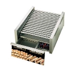 Star Manufacturing 75SCBD-230 Hot Dog Grill, Super Turn Rollers, 75 Hot Dog & 48 Bun, Export