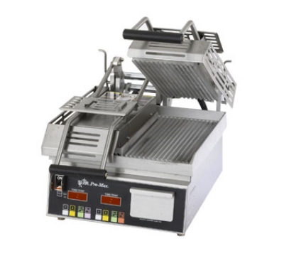 Star Manufacturing CG14STE-120 Specialty Grill, 2-sided 14 x 14-in Grooved Aluminum Plates, 120 V