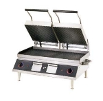 Star Manufacturing CG28IGTB-208 Panini Grill w/ 14 x 28-in Grooved Top Cast Iron Plate, 208/240 V
