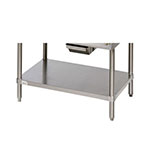Star Manufacturing ESUM36SF Floor Model Stand, 35 x 24.25 x 22-in, w/ Bottom Shelf, Stainless