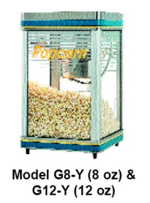 Star Manufacturing G12Y-230 Popcorn Popper, 12-oz Kettle, (240) 1-oz Servings, 230V