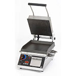 Star Manufacturing GR14ITB 2-Sided Grill w/ Timer, HD Smooth Iron Plates, 14 x14