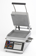Pro-Max Two-Sided Grill, Euro-Style, Smooth Alum 10 x 10 in, Timer