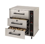 Star Manufacturing SDW3NC-230 Freestanding Narrow Warming Drawer w/ 3 Drawers & Controls, Export