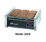 Star Manufacturing 30CF Hot Dog Grill, Flat, Chrome Rollers, 30-Hot Dogs