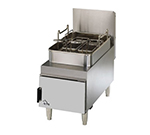 Star Manufacturing 615FF 15-lb Fryer w/ Twin Baskets, Adjustable Heat Controls, NG
