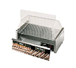 Star Manufacturing 75CBBC120 75 Hot Dog Roller Grill w/Bun Storage - Slanted Top, 120v