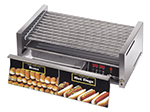 Star Manufacturing 75CBDE240 Hot Dog Grill, Bun Drawer, Chrome Roller, 75-Frank/72-Bun, 240 V