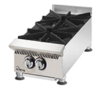 Star Manufacturing 802HA LP 12-in Hotplate w/ 2-Burners & Manual Controls, 60000-BTU, LP