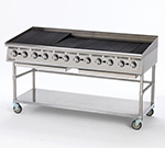Star Manufacturing 8072CBA 72-in Charbroiler w/ Manual Controls, Stainless, 240000-BTU, NG