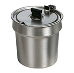 Star Manufacturing SSB7H SS Bowl Inset, W/Hinged Lid, 7 qt, For Star 7RW Model Warmers