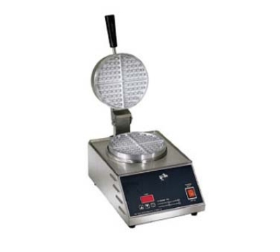Star Manufacturing SWB7R1E-230 Single Waffle Baker w/ 7-in Round Grid, Export