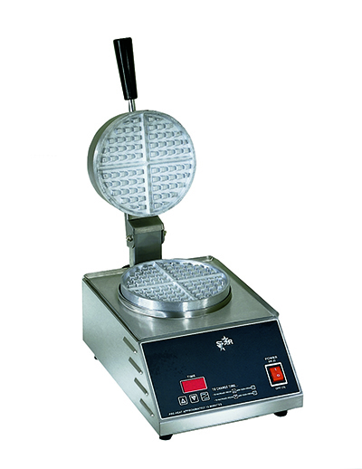 Star Manufacturing SWB7R1E120 Standard Waffle Baker, Single, 7 in Round Grid, 120 V