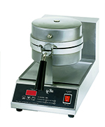 Star Manufacturing SWB8RBLE240 Belgian Waffle Baker, Single, 8 in Round, 1 in Thick Grid, 208/240 V