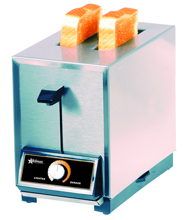 Star Manufacturing T2120 Pop-Up Toaster, 2 Slice Bread or Bagel, Solid State Timer, 120 V