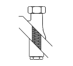T&S Brass 00KK Male Union Coupling Inlets, 1/2 in IPS, 45 Degree To Mounting Face