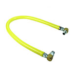 T&S Brass HG-2C-36S 36-in Gas Connector Hose, 1/2-in NPT, M to F SwiveLink