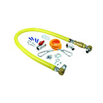 T&S Brass HG-4D-24SK 24-in Gas Connector Kit, 3/4-in NPT