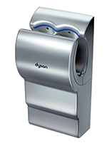 Dyson AB06 Airblade Mk2 Automatic Hand Dryer w/ 12-Second Drying, Aluminum Silver