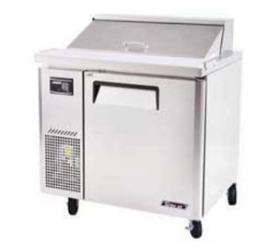 Turbo Air JST-36 1-Section Sandwich Salad Unit w/ Swing Door, 7.5-cu ft, (8) 1/6-Size, 115V