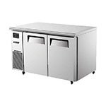 Turbo Air JUF-48 2-Section Undercounter Freezer w/ Door & Shelves, 11-cu ft, Stainless