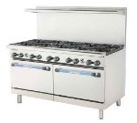 Turbo Air TAR-10 LP 60-in Restaurant Range w/ 10-Burners, 2-Ovens, LP