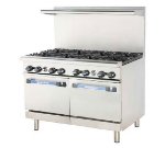 Turbo Air TAR-8 LP 48-in Restaurant Range w/ 8-Burners, 2-Ovens, LP