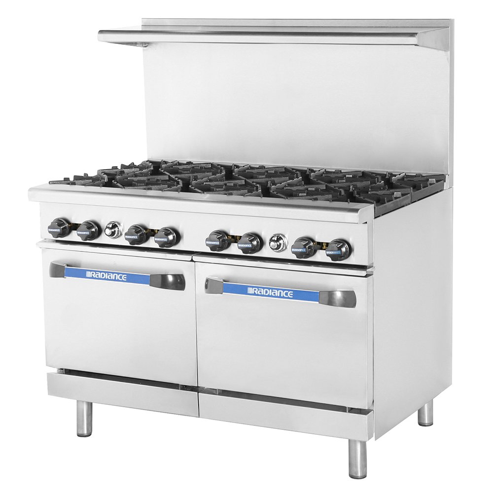 Turbo Air TAR-8 48" 8-Burner Gas Range, NG