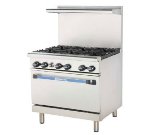 Turbo Air TARG-12G4B LP 36-in Restaurant Range w/ 4-Burner, 12-in Left Griddle, Oven, LP