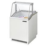 Turbo Air TIDC26W 26-in Dipping Cabinet Holds (4) 3-Gallon Cans, White