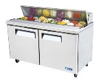 Turbo Air MST-60 Sandwich/ Salad Unit w/ (16) 1/6-Size Pan Capacity, 16-cu ft