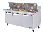 Turbo Air MST-72-30 Sandwich/ Salad Unit w/ (30) 1/6-Size Pan Capacity, 23-cu ft