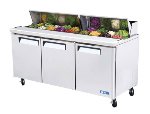 Turbo Air MST-72 Sandwich/ Salad Unit w/ (18) 1/6-Size Pan Capacity, 19-cu ft
