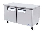 Turbo Air MUR-60 Undercounter Stainless Refrigerator w/ Doors, 16-cu ft
